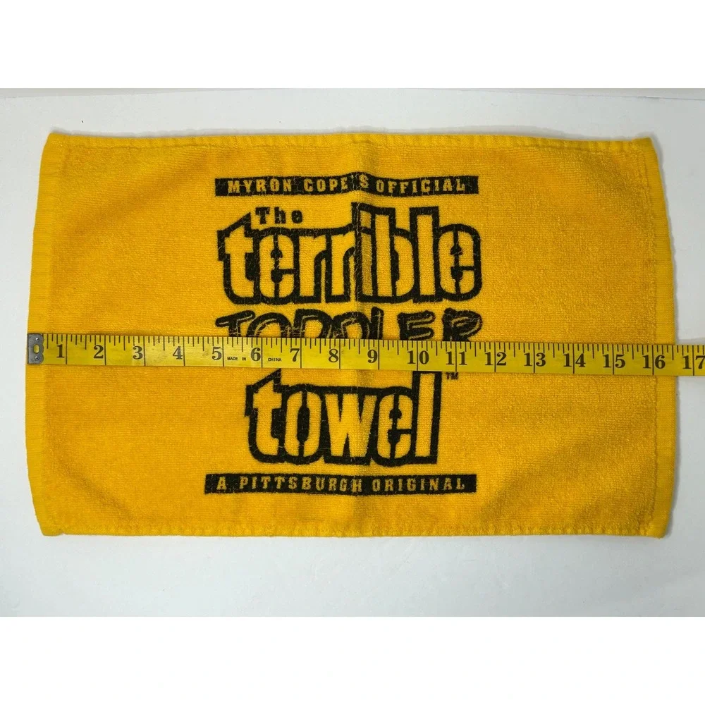 Myron Cope Official Terrible Toddler Towel Pittsburgh‎ Steelers Yellow
